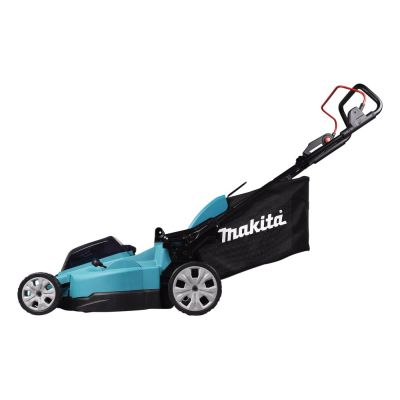 9. Makita DLM480Z Akku-Rasenmäher (Schiebemäher) Schwarz, Türkis
