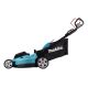 9. Makita DLM480Z Akku-Rasenmäher (Schiebemäher) Schwarz, Türkis