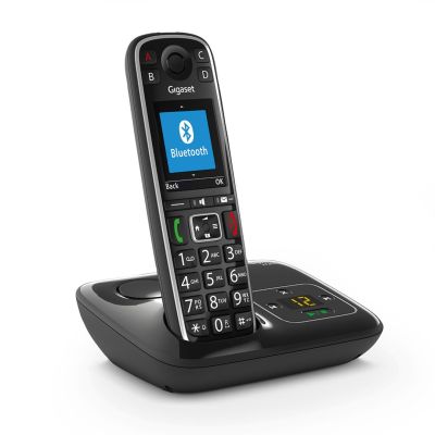 2. Gigaset E720A Analog/DECT-Telefon mit Anrufername und -ID, Schwarz