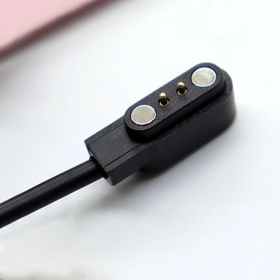 3. HUL-01 Magnetisches Ladegerät 2-polig 2,8 mm für 60 cm Smartwatches – Schwarz