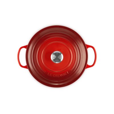 4. Le Creuset Signature Bräter rund 28 cm Kirsche