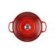 4. Le Creuset Signature Bräter rund 28 cm Kirsche