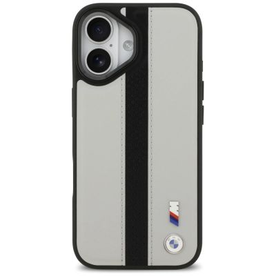 3. BMW M Perforated Stripe Logo MagSafe Case für iPhone 17 – Grau