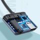 12. Ugreen USB Typ C (männlich) - USB Typ C PD QC (weiblich) + 3,5-mm-Miniklinke (weiblich) grau (CM231)