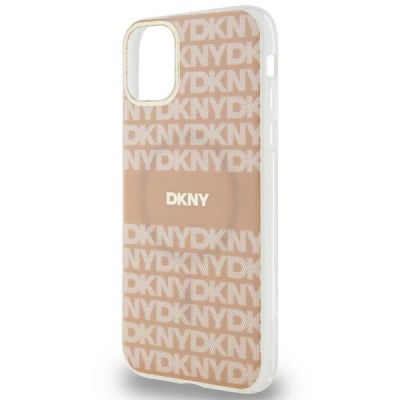 6. DKNY IML Mono & Stripe MagSafe-Hülle für iPhone 11 / Xr – Rosa