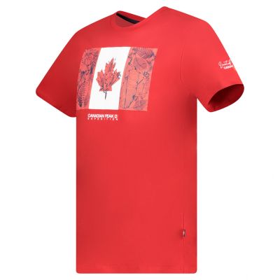 3. Canadian Peak JPALMEAK RED RM MEN 233 T-Shirt (RBMSZ2057H/CP-ROUGE)