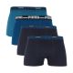 3. Puma Herren-Boxershorts mit elastischem Bund, 4er-Pack, Marineblau/Blau, 938197 02