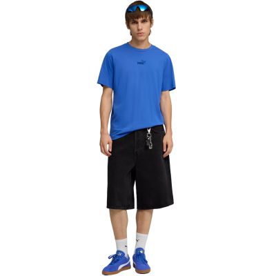 5. Puma ESS Herren-T-Shirt, Größe S, Nr. 1 Logo mittig, Blau, 692912 23