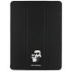 2. Karl Lagerfeld Saffiano Magnetische Karl & Choupette iPad Air 13" 2024 Buchcover-Hülle - Schwarz