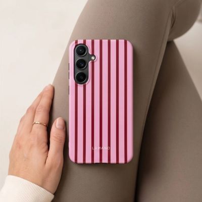 7. Tech-Protect Lamano MagSafe Schutzhülle für Samsung Galaxy S26 FE – Rot-Pink