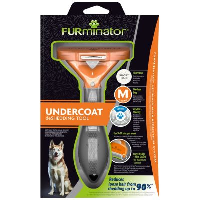 2. FURminator – Furminator für kurzhaarige Hunde – M