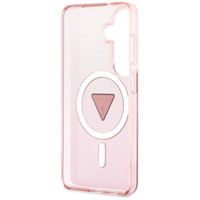 7. Guess IML Gradient Triangle MagSafe Hülle für Samsung Galaxy S26 - Pink