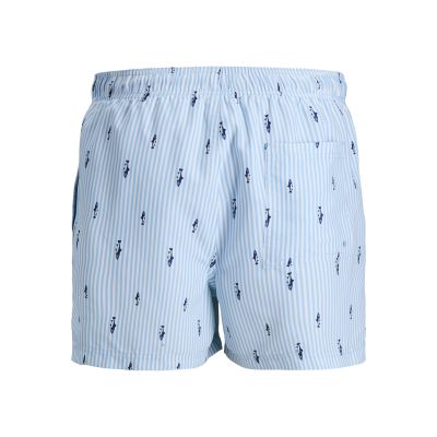 2. Jack&Jones Herren JWHARUBA Badeshorts mit Print 12206537 Kaschmir Blaue Streifen