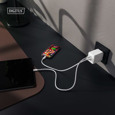8. Digitus GaN USB-Ladegerät 100W, 2x USB-C, 1x USB-A