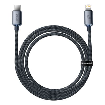 4. Baseus CAJY000201 Lightning – USB-C PD QC-Kabel 20 W 480 Mbit/s 1,2 m – Schwarz