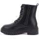 7. Schwarze Plateau-Kampfstiefel für Damen von Big Star (UU274816)