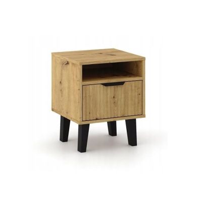 2. SCANDI 1S SLIM NACHTTISCH, ARTISAN OAK