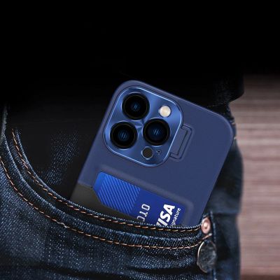 7. Leder Stand Case für Samsung Galaxy S23 Cover Kartenetui mit Ständer blau