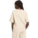 3. adidas Damen-T-Shirt mit kleinem Logo, cremefarben, KT0302