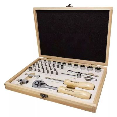 2. ROCKFORCE SCHLÜSSELSATZ 1/4" 38-teilig.
