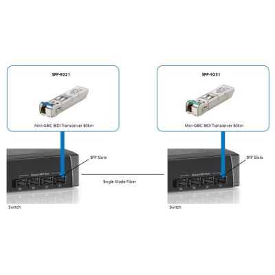 2. LevelOne SFP-9221 Netzwerk-Transceiver-Modul Glasfaser 1250 Mbit/s