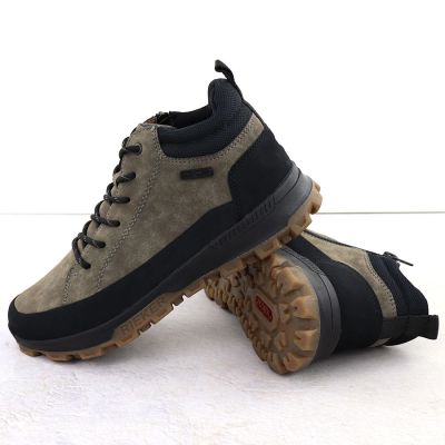 9. Wasserdichte Herren-Trekkingschuhe in Khaki Rieker 35508-25
