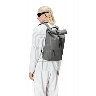 3. Rains Rolltoprucksack Grau W3 13320 13