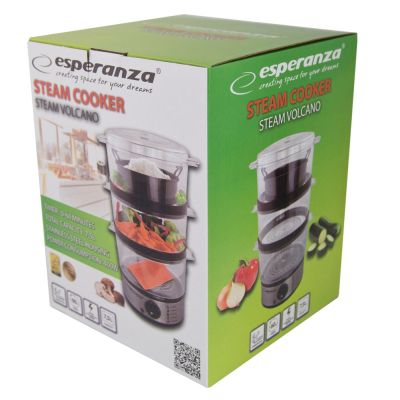 7. Esperanza Dampfgarer STEAM VOLCANO EKG009 (7 Liter; transparent)