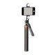 5. Selfie Stick WH181D-Y1S Teleskopstativ 1,75 m aus Aluminiumlegierung mit Dual-Licht und Telefonhalter – Schwarz