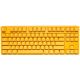 Ducky One 3 Gelbe TKL Gaming-Tastatur USB Deutsch Gelb