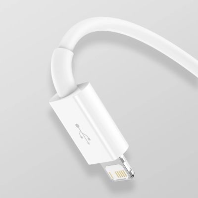 8. Baseus Superior Series USB-A - USB-C / Lightning / Micro-USB 3,5A Kabel 1 m - weiß