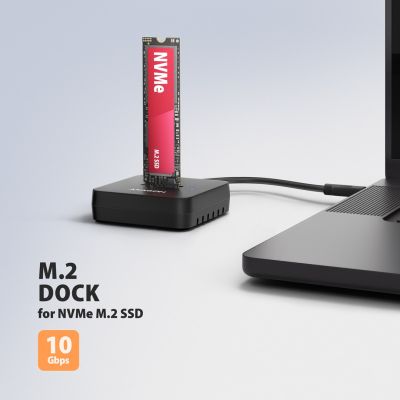 2. Axagon ADSA-M2C11L Festplatten-Dockingstation USB 3.2 Gen 2 (3.1 Gen 2) Typ-C Schwarz