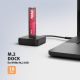2. Axagon ADSA-M2C11L Festplatten-Dockingstation USB 3.2 Gen 2 (3.1 Gen 2) Typ-C Schwarz