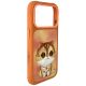 4. Nimmy Big Eyed Pet 2.0 Katzenhülle für iPhone 17 Pro Max – Orange