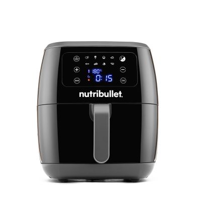 9. NutriBullet XXL Digitale Heißluftfritteuse, 7 Liter, 1800 W, Schwarz