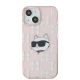 3. Karl Lagerfeld IML Choupette Head & Monogram Hülle für iPhone 13 – Rosa