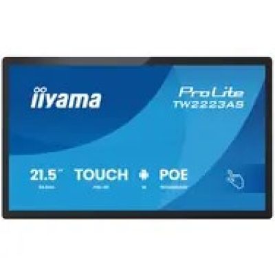 14. iiyama TW2223AS-B3P Digital Signage-Display, interaktives Flachbildschirm-Display, 54,6 cm (21,5 Zoll), Wi-Fi, 450 cd/m² Full HD, schwarzer Touchscreen, integrierter Prozessor, Android, 24/7-Betrieb