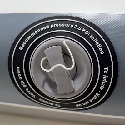 11. Luftkissen-Turnmatte für Akrobatikpfade, 300 x 100 x 15 cm, mit elektrischer Pumpe, grau