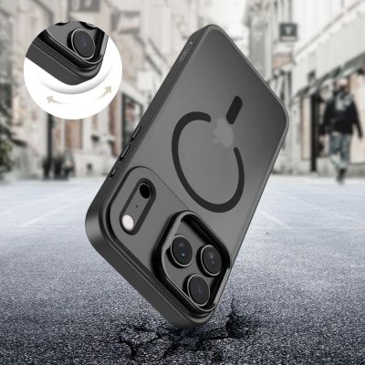 5. Tech-Protect MagStand MagSafe Hülle für iPhone 17 Pro - Mattschwarz