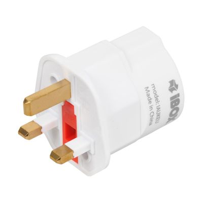 IBOX-Adapter IAUKEU-Netzsteckdose UK auf EU