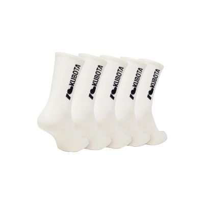 7. Kubota 5er-Pack „I Love Kubota“-Socken, cremefarben K25SS-300-002-01-5