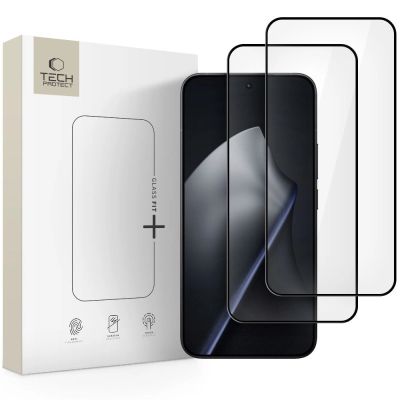 Tech-Protect Glass Fit+ 2er-Pack Panzerglas für Xiaomi 15T / 15T Pro - Schwarz