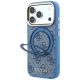 2. Guess Ring Stand 360 4G Classic Logo MagSafe Hülle für iPhone 18 Pro / 17 Pro - Blau