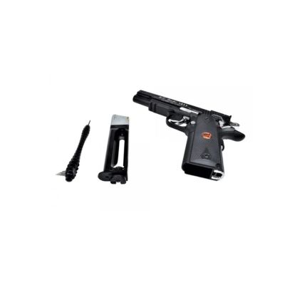 3. BRUNI 816 US Combat Luftpistole, Kaliber 4,5 mm BB, 20 Schuss CO₂, bis zu 17 J