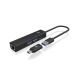 4. ICY BOX IB-HUB1439-LAN Kabelgebundener USB 3.2 Gen 1 (3.1 Gen 1) Typ-A Schwarz