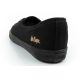 5. Lee Cooper Damenschuhe, sportliche schwarze Slip-On-Ballerinas