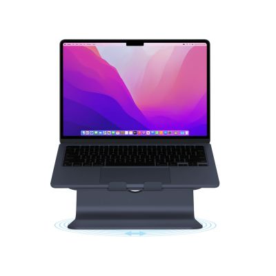 2. Rain Design MSTAND360 Laptopständer mit 360°-Notebook-Ständer, Schwarz, 38,1 cm (15 Zoll)