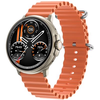 RUBICON RNCF15 Titanium/Orange SMARUB258 Smartwatch