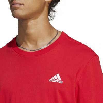 7. adidas Essentials Single Jersey T-Shirt mit kleinem, besticktem Logo, M IC9290