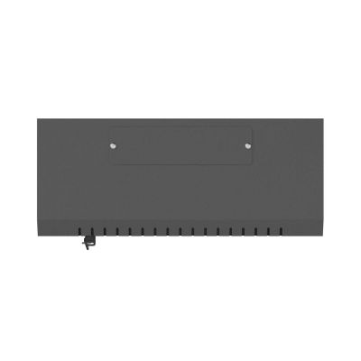 4. LANBERG Installationsschrank TPR 10" mit Mesh-Platte 340×340×140, schwarz (vormontiert)